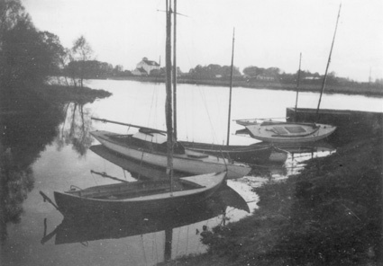 Segsällskapets båtar vid Lastageplatsen