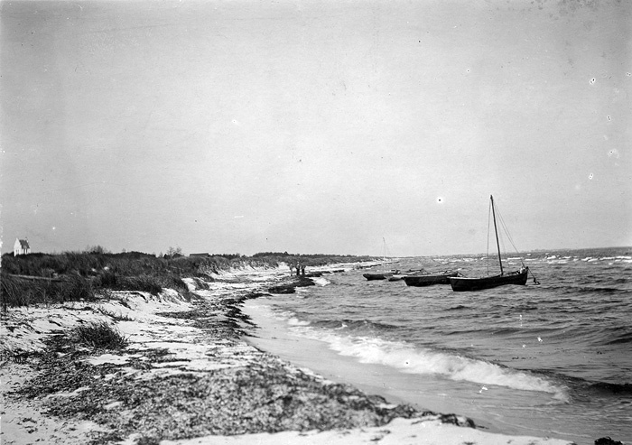 Falsterbo strand emot Östersjön på 1898.
