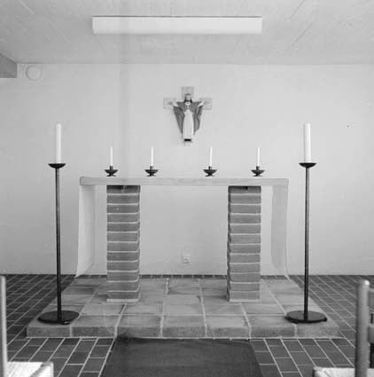 St. Mikaelkapellet på Hagagatan i Bromölla 1955.