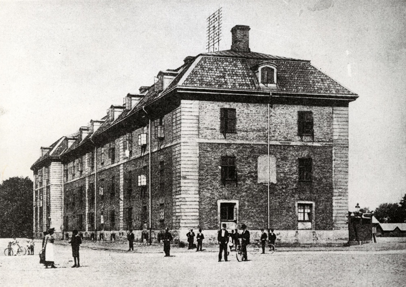 Adolf Fredriks kasern i Landskrona byggd åren 1...