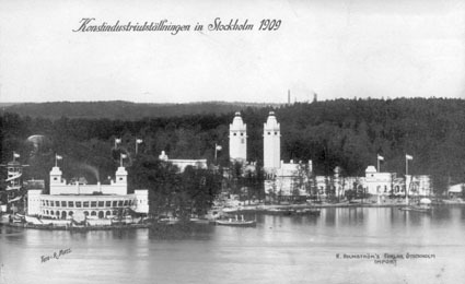 Konstindustriutställningen in Stockholm 1909.  