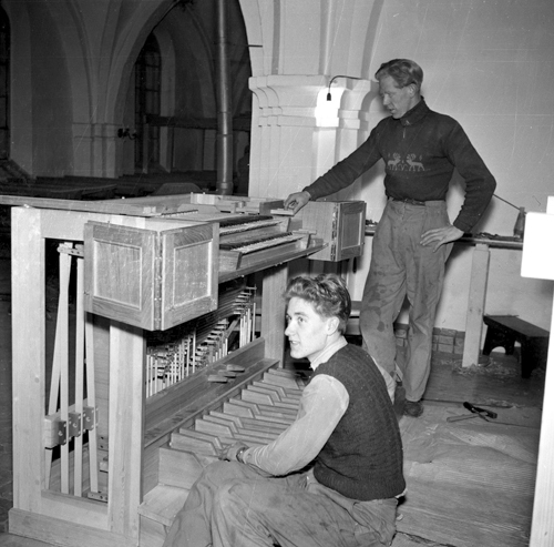 Orgelbygge 1956