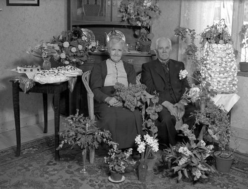 Nils Eklund  med fru Nanny, Skärsnäs.