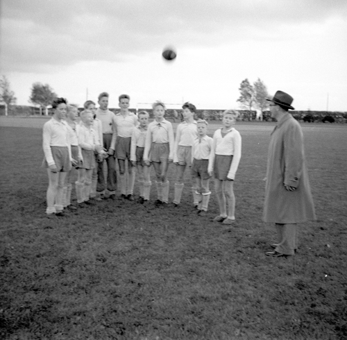 Fotbollsmatch i Baskemölla (arrangerad) Sk-D