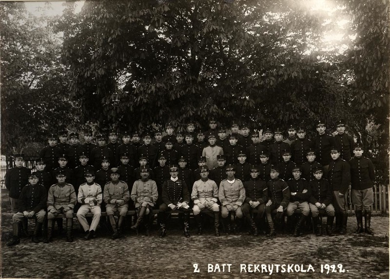 2 batt rekrytskola 1922