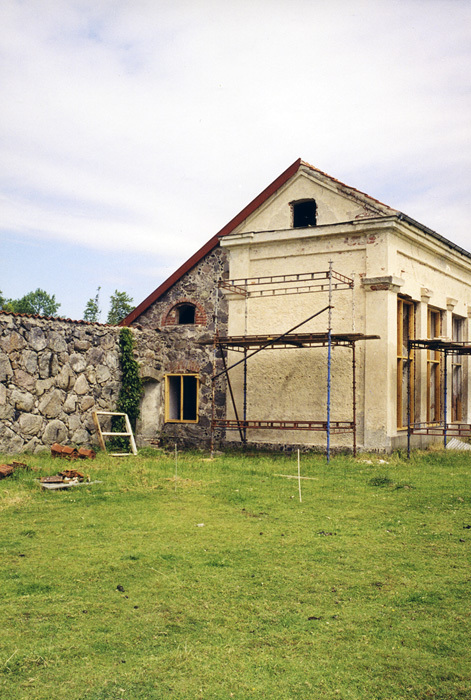 Parti av orangeriet på Löberöds slott.