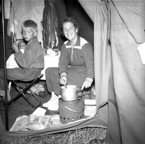 Campingbilder 1955