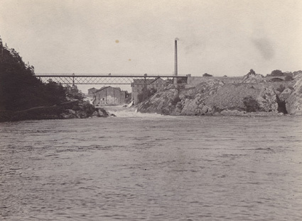 Trollhättan, Kung Oscars bro, juli 1916.