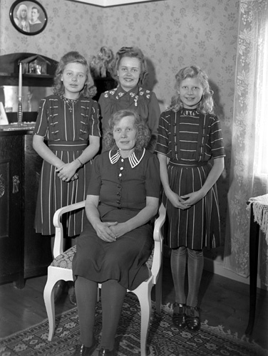 Familjen Björk Söndraby.