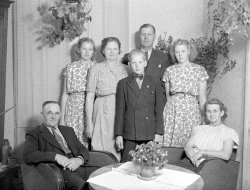 Oskar Persson familjen o Amerikanarna tvär Arke...