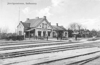 Järnvägsstationen, Staffanstorp.