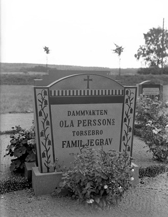 Gravstenar Dammvakten Ola PerssonTorsebro.