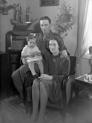 Svante Hammaslund med fru och barn Ekestad.