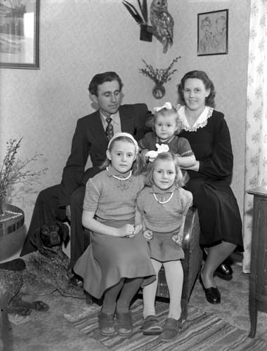 Oskar Nilssons familjen Värestorp.