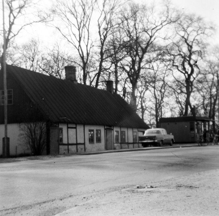 Dalby by, hus vid Lundavägen.