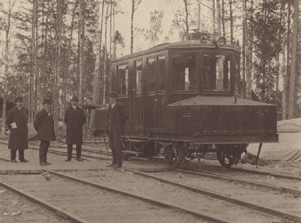 Ackumulatorlokomotiv Untraverken 1913. 