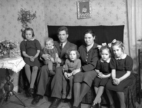 Olof Karlssons familj Söndraby.