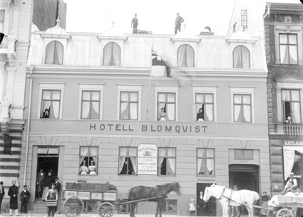 Hotell Blomqvist vid Östra Boulevarden i Kristi...