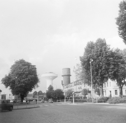 Vattentornet. Vattentornsvägen. Sommaren 1965.