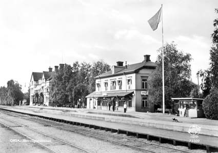 ORSA, Järnvägsstationen.