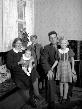 Frans Persson m familjen Gryt.