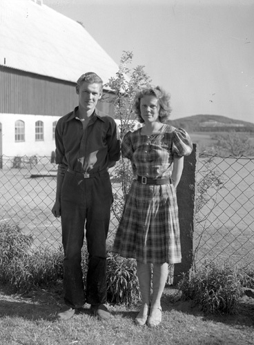 Hakvin Mattissons Henry och Anna Greta Snäckestad.