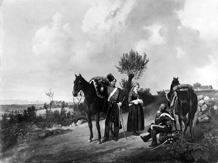 Oljemålning av Carl Stefan Bennet 1846. I Hälsi...