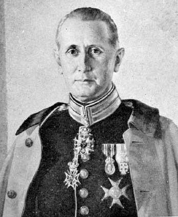 Regementschef Hanngren 1932-1936.