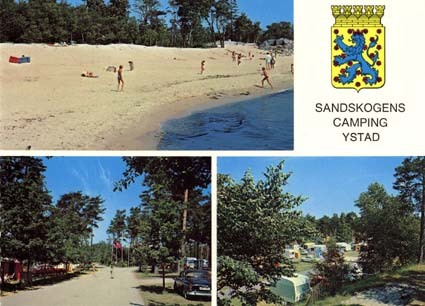 Sandskogens Camping Ystad.