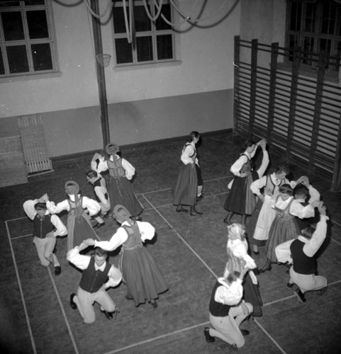 Folkdanser  i  Hammenhög.