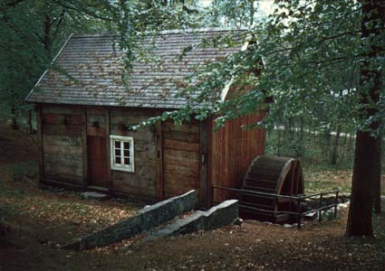 Hästveda: Kvarn från Tottarp i Hembygdsparken.