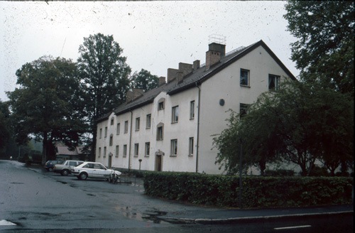 Flerfamiljshus vid Glimåkravägen uppfört 1952-53.