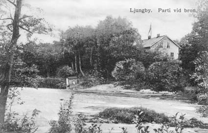 Ljungby, Parti vid bron