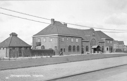 Järnvägsstationen, Höganäs.