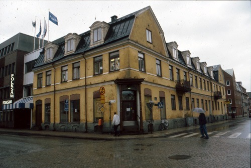 Borgmästarehuset. Museets KMV tillfälliga lokaler.