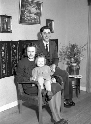Erling Johnssons familjen Hillehaga.