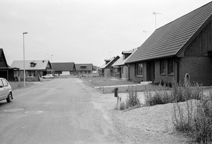 Villabebyggelse i Näsum.