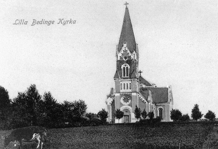 Lilla Beddinge kyrka 1880-82. Det andra av Helg...