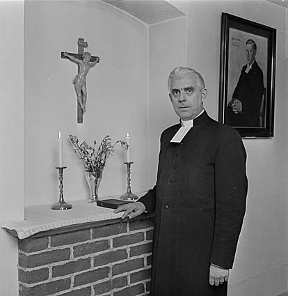 Kyrkoherde Gustav Lindvall.