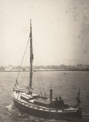 Lotsbåt i Landskrona.
