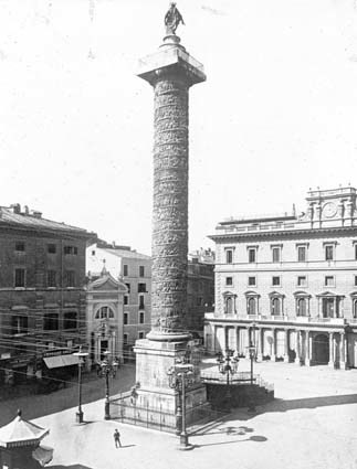 Okänt monument i Rom.