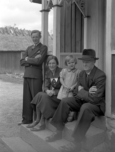 John Larsson familjen på Verandan Söndraby.