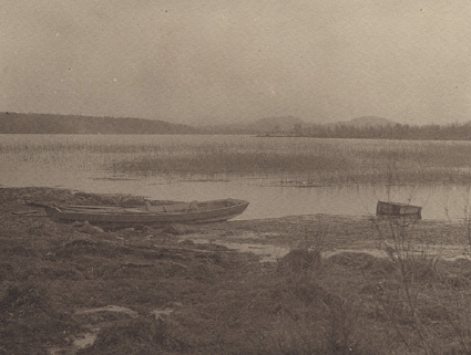 Utsikt öfver sjön vid Grangärde Dalarne i Maj 1...