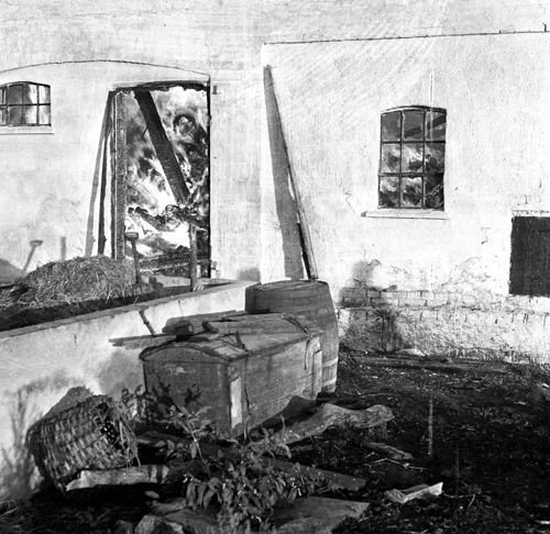 Eldsvåda i Gyllebo aug. 1950