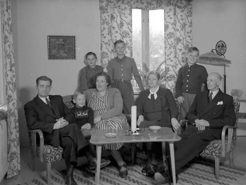 Barberan Holmberg familjen o svärföräldrar Arke...