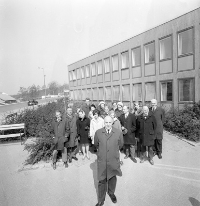 Kommunalkontoret i Bromölla, april 1969, med He...