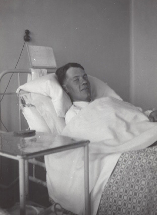 Hans-Henrik på lasarettet i Halmstad. Juni 1931