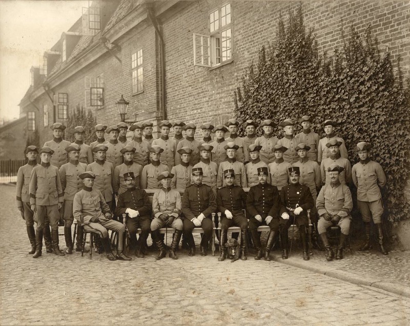 Officersaspirantskolan vid A 3 1907 -08.