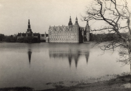 Fredriksborgs slott. Hilleröd, Danmark, 1919.