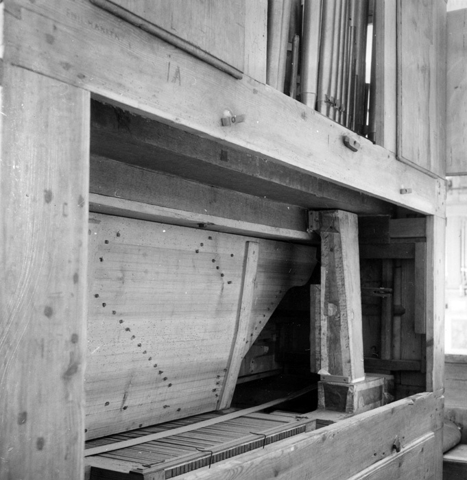 Falsterbo kyrka. Gamla orgeln, byggd av Andreas...